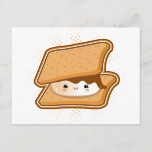 Kawaii Smore Vykort