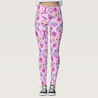 Kawaii Snakes och Ro Pastel Goth Leggings