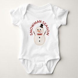 Kawaii Snömannen Säsong Baby Bodysuit T Shirt