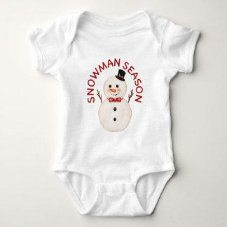 Kawaii Snömannen Säsong Baby Bodysuit T Shirt