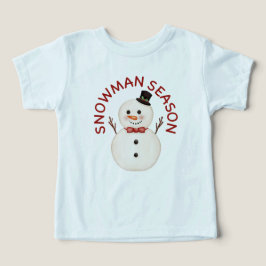 Kawaii Snömannen Säsong Småbarn T-Shirt