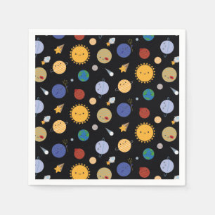 Kawaii Solar System Pappersservett