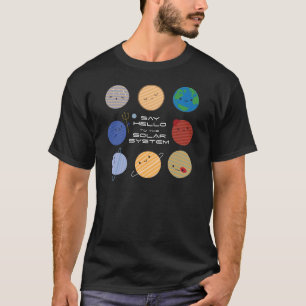 Kawaii Solar System Tee Shirt