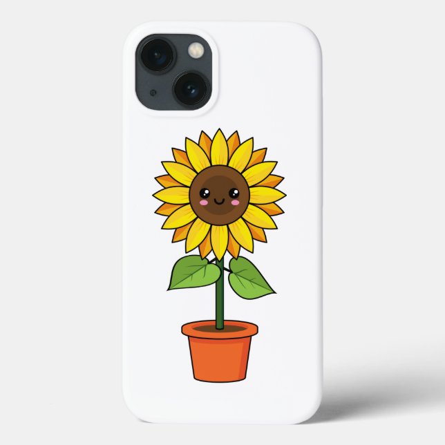 Kawaii Solrosfabrik i Pot (Baksida)