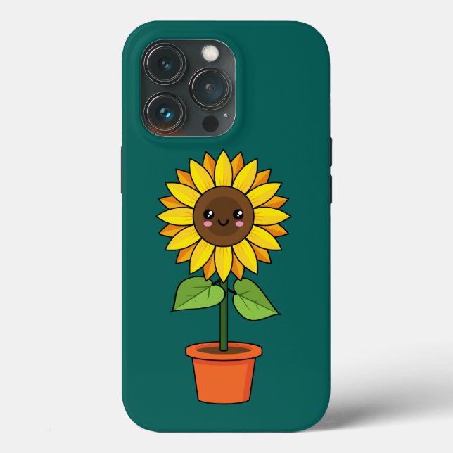 Kawaii Solrosfabrik i Pot (Baksida )