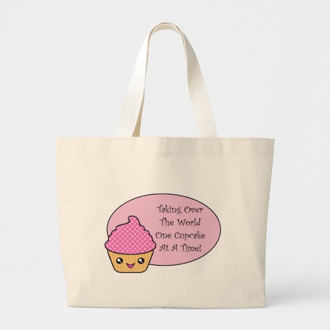 Kawaii som tar över världen jumbo tygkasse (Framsidan)
