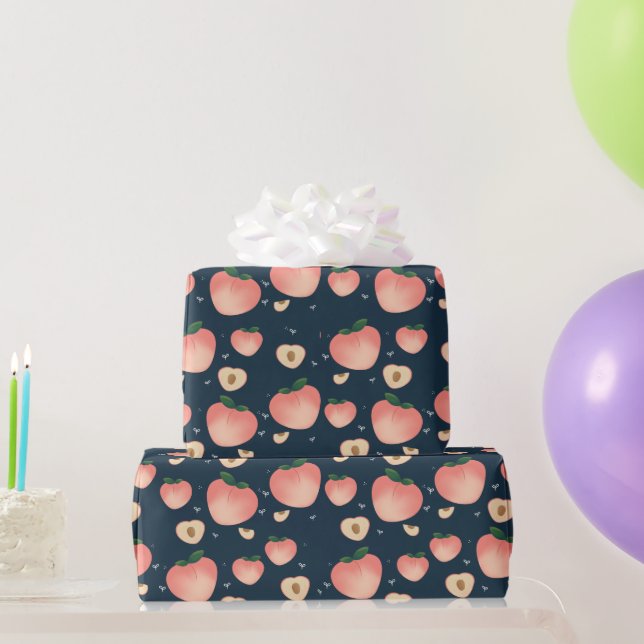 Kawaii sommar-persikomslagspapper presentpapper (Festgåvor)