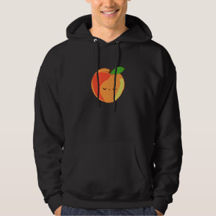 Kawaii sömniga Lil' persikahoodie Tröja Med Luva