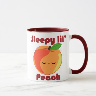 Kawaii sömniga Lil' persikamugg Mugg