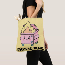 Kawaii sopträningsbrand Det här är bra Roligt sark Tygkasse