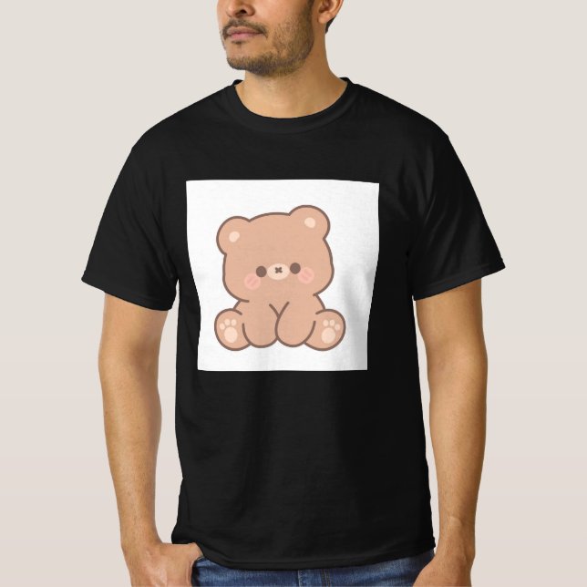 Kawaii Söt Björn t Tröja  (Framsida)
