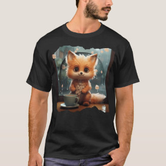 Kawaii Söt Höst Räv T Shirt