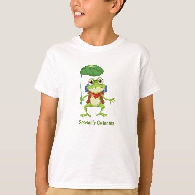 Kawaii Söt Karaktär T Shirt (Framsida)