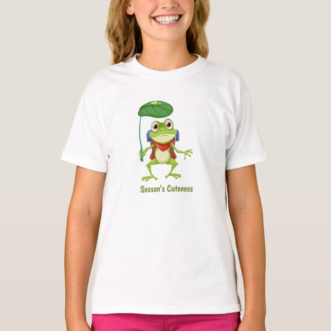 Kawaii Söt Karaktär T Shirt (Framsida)