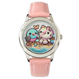 kawaii söt katt armbandsur