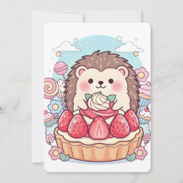 Kawaii söt konst inbjudningar