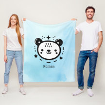 Kawaii Söta Bear Ansikte - Kawaii Minimalist Line