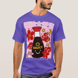 Kawaii Soy Sauce Cute I Kärlek Shoyu Japansk lekon T Shirt