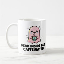 Kawaii spöke Roligt Död Inuti Men Kaffeinerad