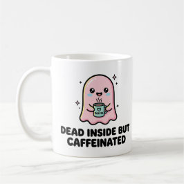 Kawaii spöke Roligt Död Inuti Men Kaffeinerad  Kaffemugg
