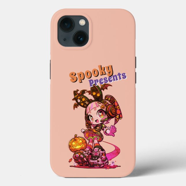 Kawaii Spooky Anime Goth Girl Halloween (Baksida)