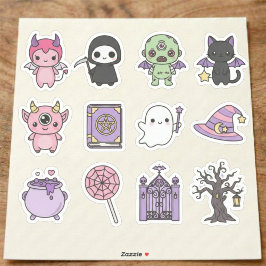 Kawaii Spooky & Cute Halloween Sticker Pack Klistermärken