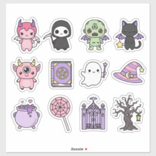 Kawaii Spooky & Cute Halloween Sticker Pack Klistermärken
