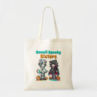 Kawaii Spooky Sisters Anime Chibi Halloween Tygkasse