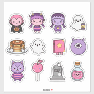 Kawaii Spooky Sweethearts Sticker Pack Klistermärken
