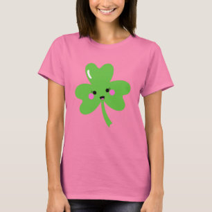 Kawaii st patricks klöver shamrock t shirt