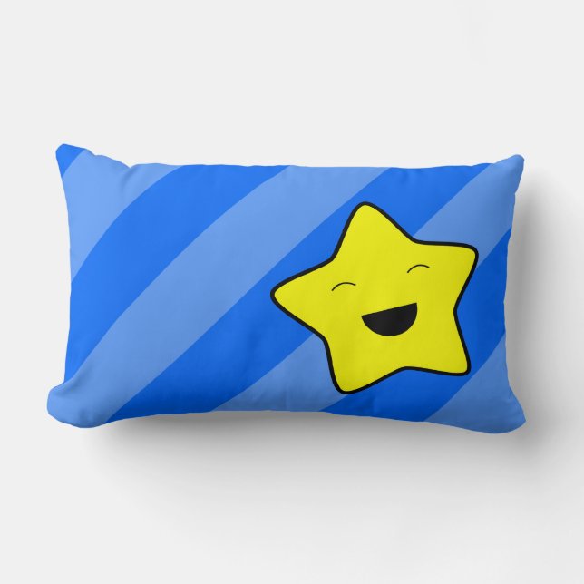Kawaii Star Pillow Lumbarkudde (Framsida)