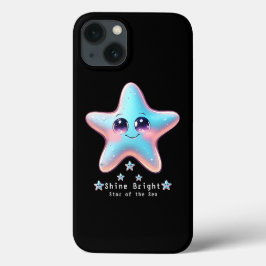 Kawaii Starfish Neo-Pastel iPhone 13 Fodral