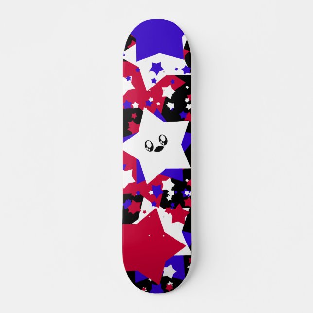 KAWAII STARS COSMISKA SMALLT SKATEBOARD BRÄDA 20,5 CM (Framsida)