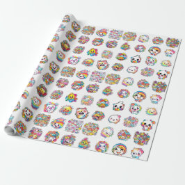 Kawaii Stickers frågar om Cute Presentpapper