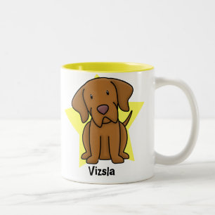 Kawaii stjärna Vizsla Två-Tonad Mugg
