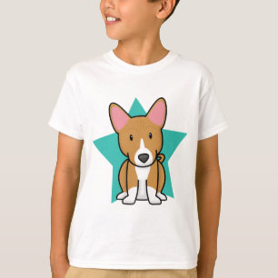 Kawaii stjärnaBasenji barns T-tröja Tee