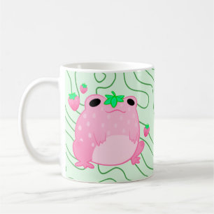 Kawaii Strawberry Frog Softcore Kaffemugg