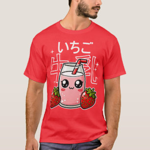 Kawaii Strawberry Mjölk T Shirt
