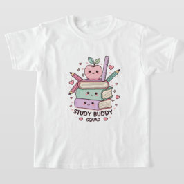 Kawaii-studievännerskolmaterial t shirt