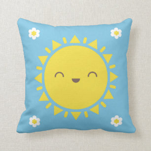Kawaii Sunny Days Reversible Kudde