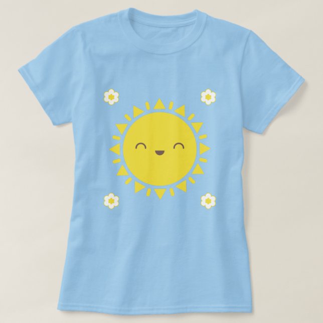 Kawaii Sunny Days T Shirt (Design framsida)