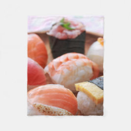 Kawaii Sushi Delight – Fleece Blanket