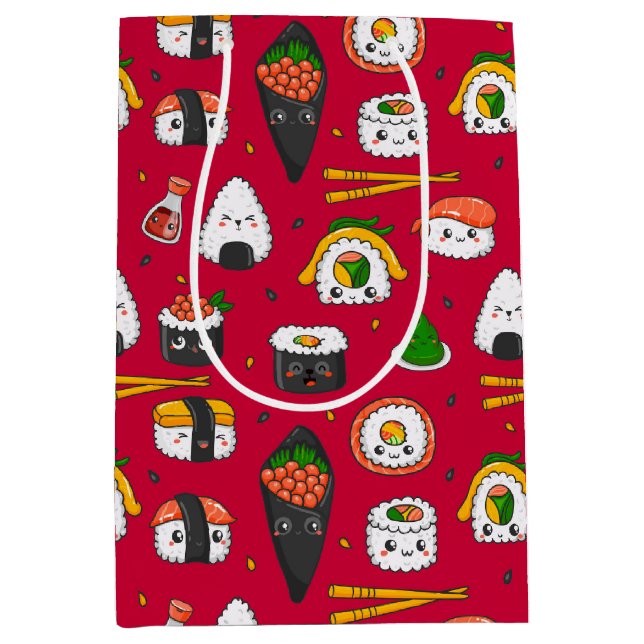 Kawaii Sushi Gift Bag (Framsidan)
