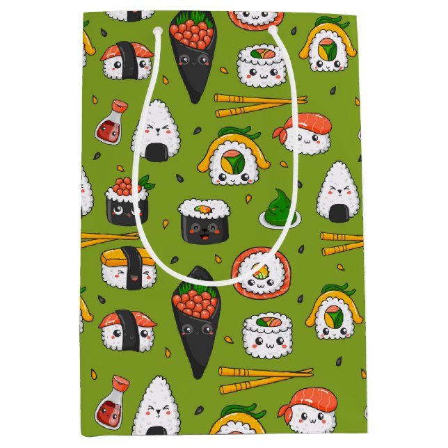 Kawaii Sushi Gift Bag (Framsidan)