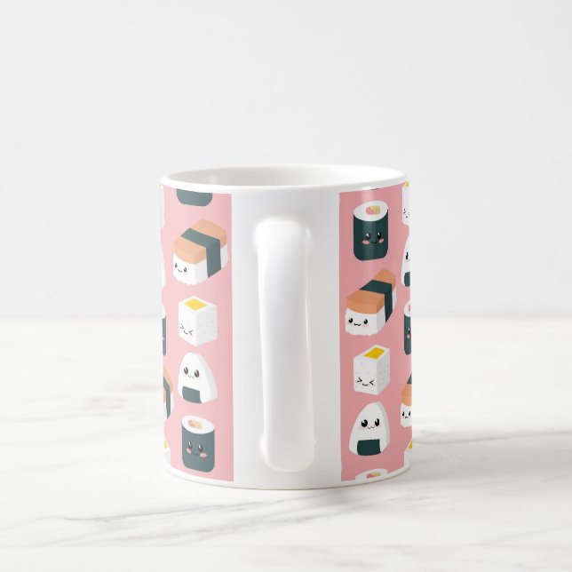 Kawaii Sushi Kaffemugg (Handtag)