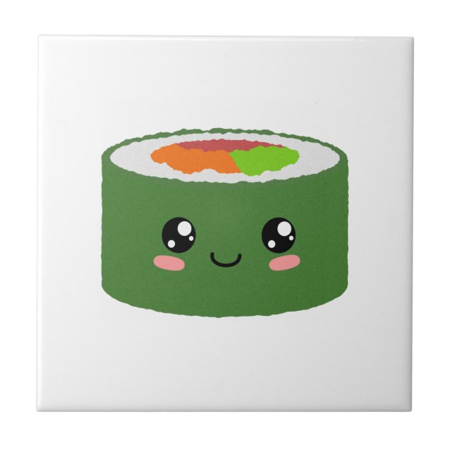 Kawaii Sushi Kakelplatta (Framsidan)