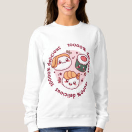 kawaii sushi med roliga citat för svarta älskare t shirt