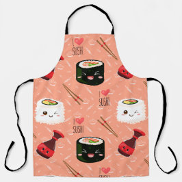 Kawaii Sushi Mönster