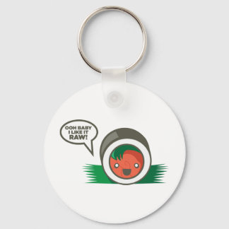 Kawaii Sushi-Oh Baby Jag gillar det rå Nyckelring