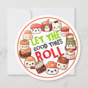 Kawaii Sushi Party lät Bra Times rulla Inbjudningar